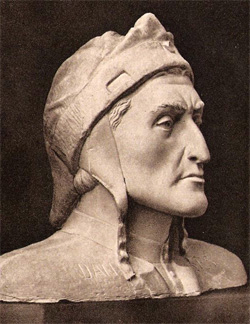 Данте Алигьери (итал. Dante Alighieri) (1265 - 13/14 сентября 1321) - итальянский поэт. Создатель «Комедии» (позднее получившей эпитет «Божественной», введенный Бокаччо), в которой был дан синтез позднесредневековой культуры