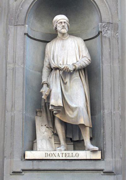 Донателло (ок. 1386 - 13 декабря 1466, Флоренция) - один из самых замечательных итальянских скульпторов эпохи Возрождения, основоположник индивидуализированного скульптурного портрета