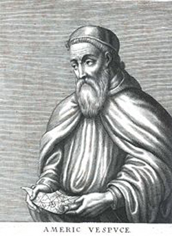 Америго (Америко) Веспуччи (9 марта 1451, Флоренция - 22 февраля 1512, Севилья) - путешественник, по имени которого, возможно, названа Америка